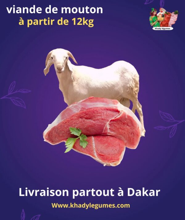 Viande de mouton 12kg