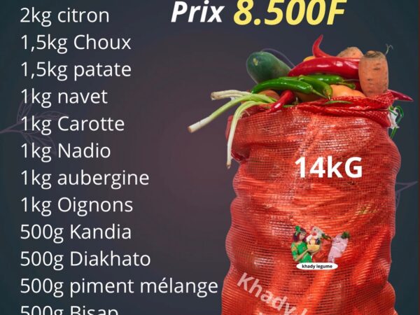 Sac legume 14kg