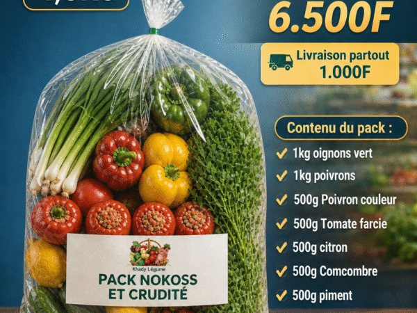 Pack crudités 4,5kg
