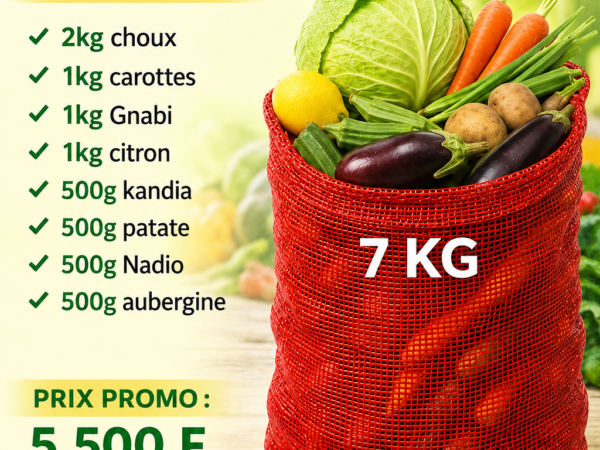 Pack legume 7kg